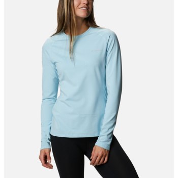 Columbia Ženske Majice S Kapuljačom - Omni-Heat 3D Knit Crew II Baselayer Plave | HBCF-50493